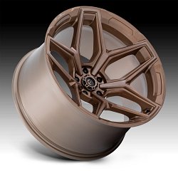 Fuel Flux FC854ZR 5-Lug Platinum Bronze Custom Truck Wheels 2